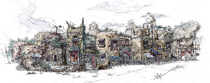 北京歡樂谷“香格里拉”主題設計