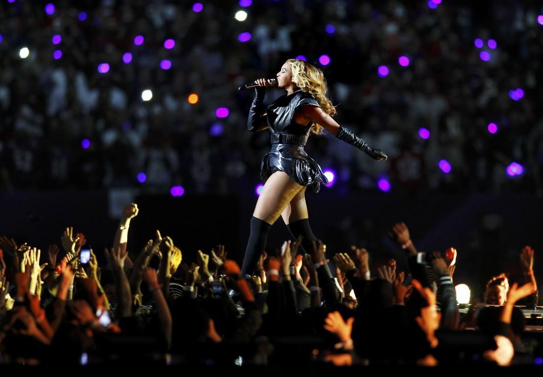 碧昂絲現身超級碗