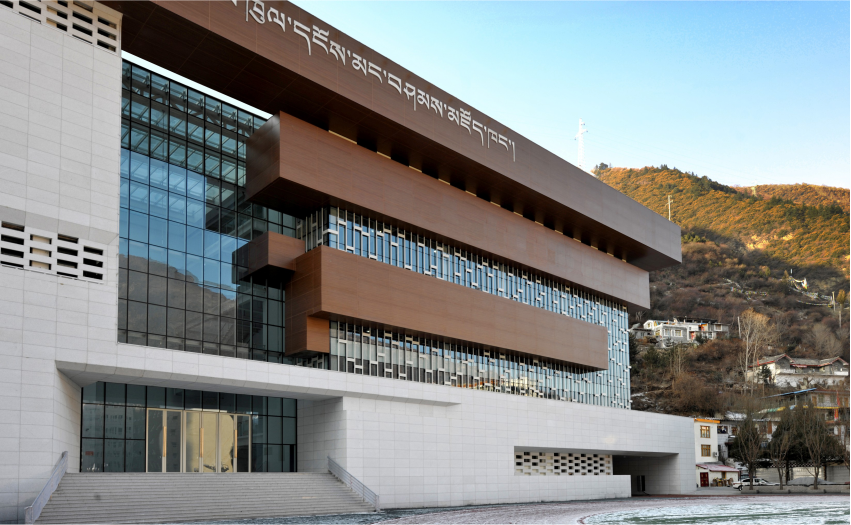 阿壩州民族博物館藏羌建筑設計