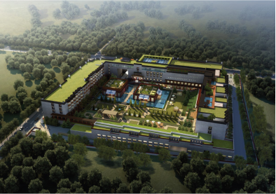 日喀則希爾頓酒店整體建筑設計