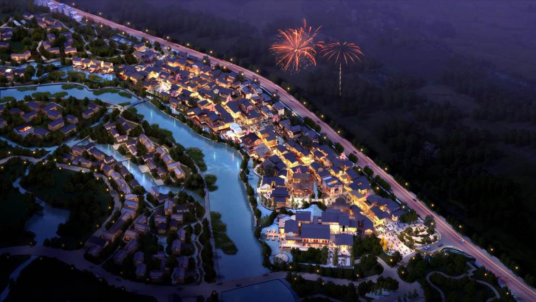 陽朔時光興坪特色小鎮建筑設計