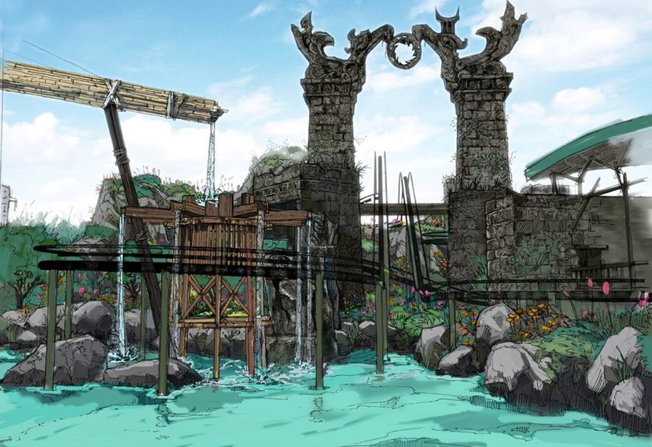 成都歡樂谷·巴蜀迷情主題樂園景觀設計 成都歡樂谷·巴蜀迷情主題樂園景觀設計