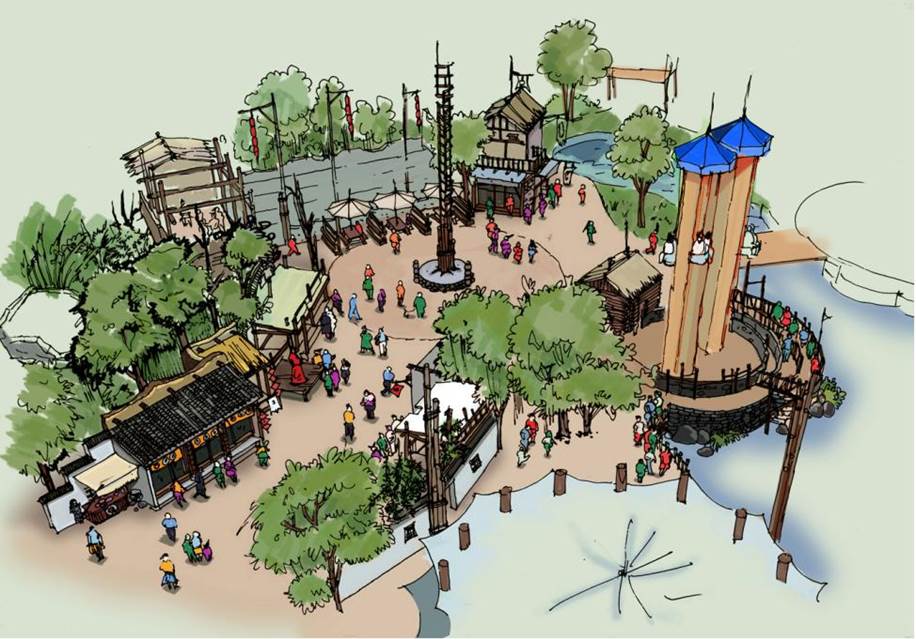 成都歡樂谷·巴蜀迷情主題樂園景觀設計 成都歡樂谷·巴蜀迷情主題樂園景觀設計