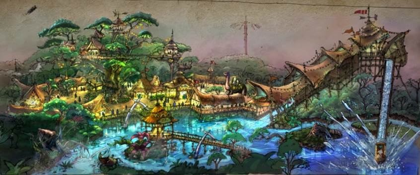 韶關丹霞山主題樂園·七寶世界景觀設計 