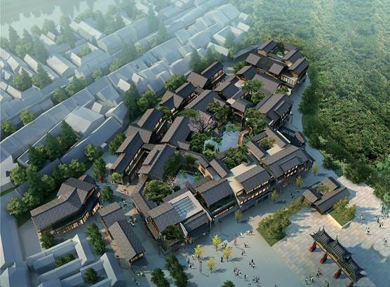 都江堰  陜西街文旅地產景觀設計