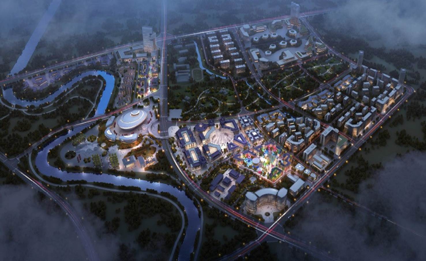 成都溫江花月夜 星光影視產業文旅地產建筑設計 成都溫江花月夜 星光影視產業文旅地產建筑設計